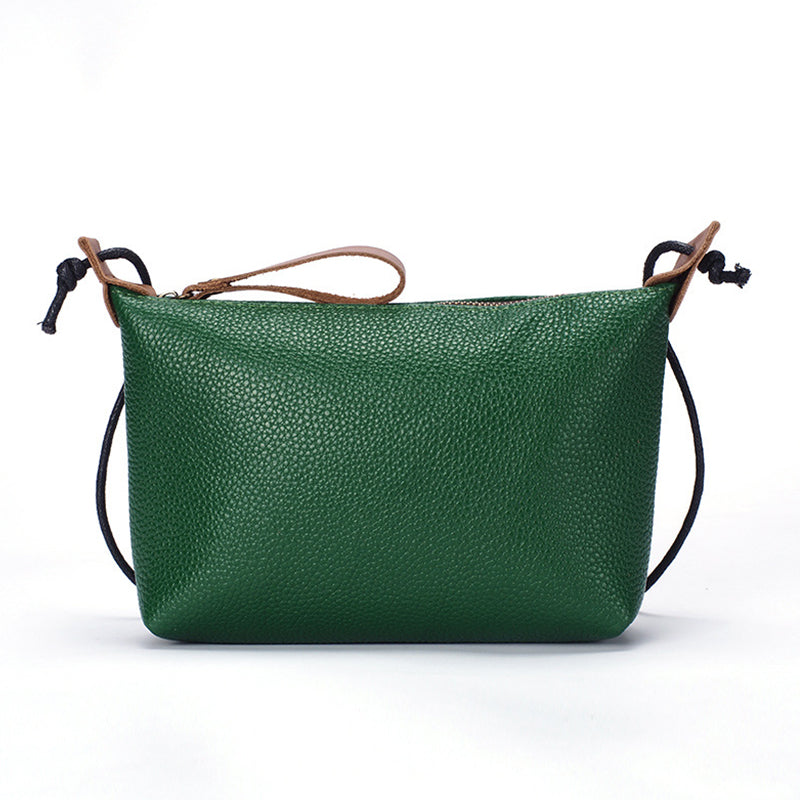 277 Simple Stylish Cowhide Leather Women Crossbody Bag Cosmetic Phone Zipper Carrying Bag 277 Simple Stylish Cowhide Leather Women Crossbody Bag Cosmetic Phone Zipper Carrying Bag